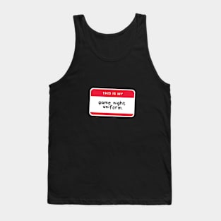 Game Night Uniform Tank Top